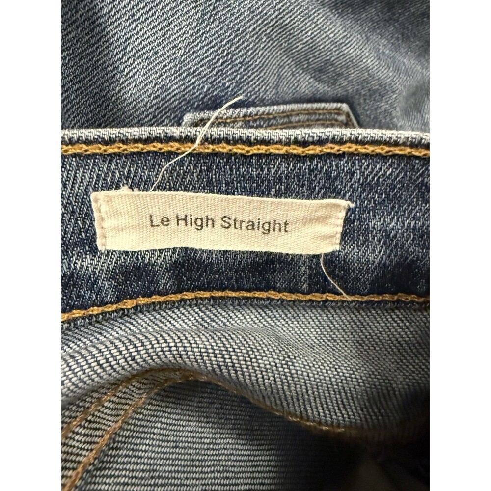 FRAME Le Nouveau Split-Hem Straight Jeans‎ Raw Hem Distressed 26 - Picture 4 of 8